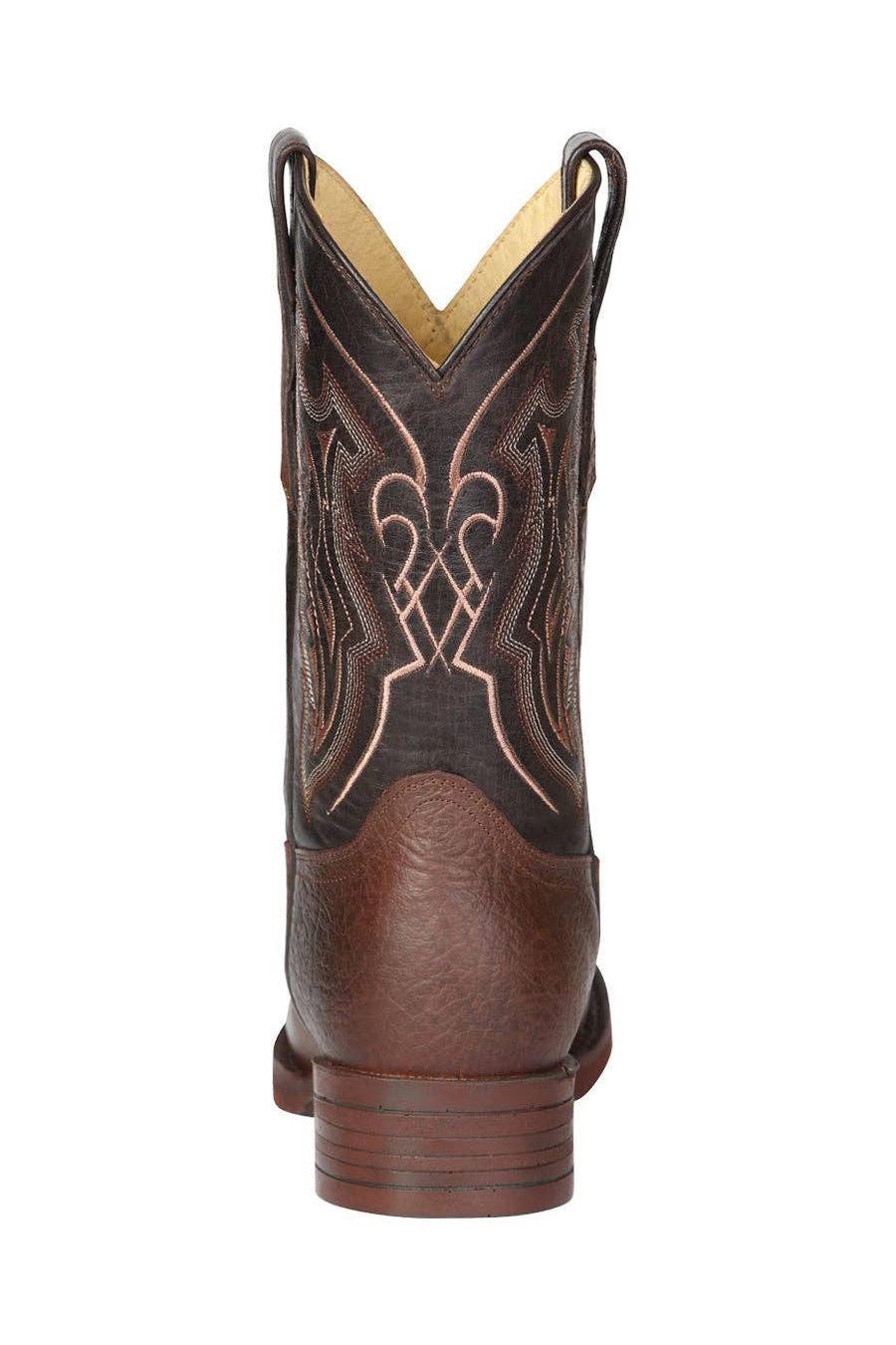 El General Men’s Leather Cowboy Boot - Brown