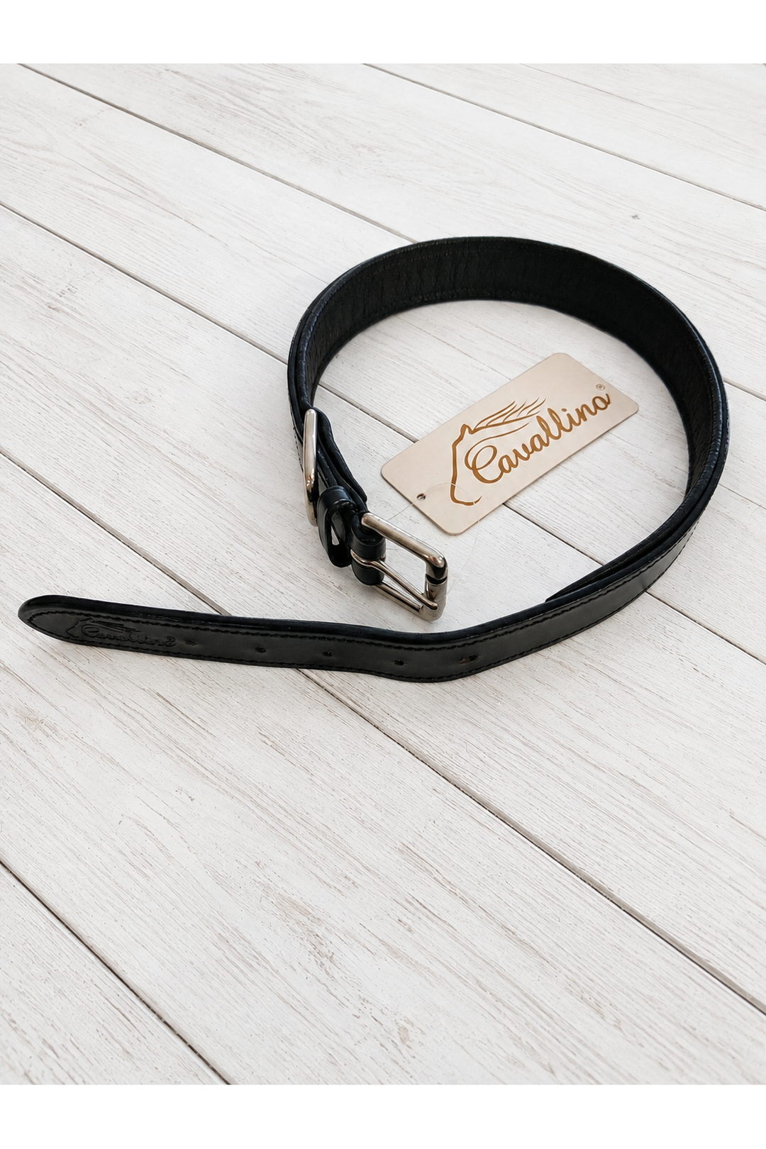 Cavallino Padded Leather Dog Collar 65cm