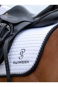 PS of Sweden Saddle Pad Competition Pro Jump White/Black Trim