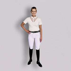 Amélie 'Elegance' Breeches - Competition White Breeches & Tights 