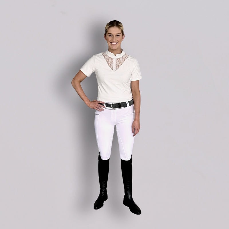 Amélie 'Luxe' Breech - Competition White Breeches & Tights 