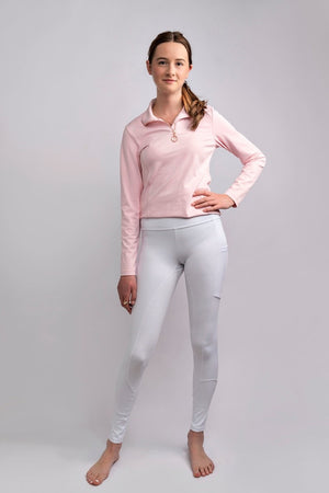 Amélie 'Sculpt' Full Seat Tights - Competition White Breeches & Tights 