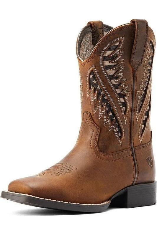 Ariat Kids Quickdraw Venttek Distressed Tan - Canterbury Saddlery