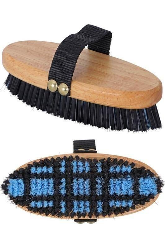 Blue Tag Plaid Body Brush - Canterbury Saddlery