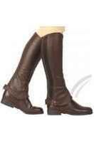 Flair Elasticated Leather Chapettes - Canterbury Saddlery