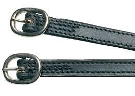 Kincade Stitched Leather Spur Straps Rider Accessories - Stocks/Ties/Hairnets/Spurs etc 