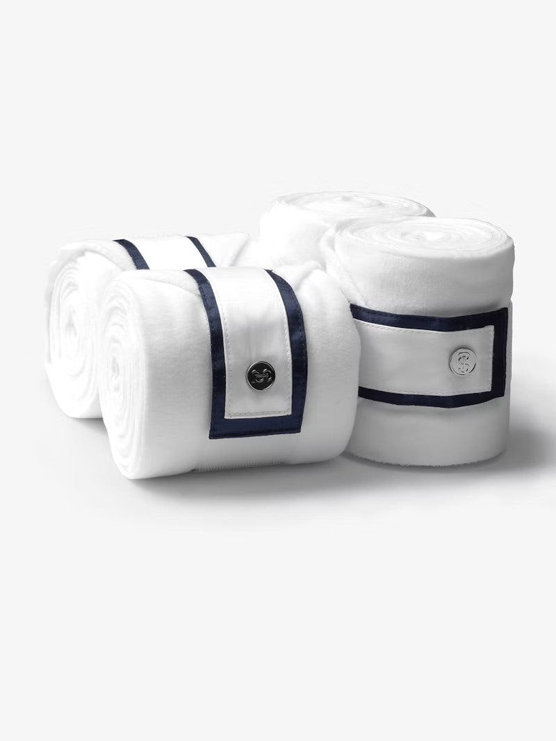 PS of Sweden Signature Polos, White -  Set of 4 Horse Boots and Bandages 