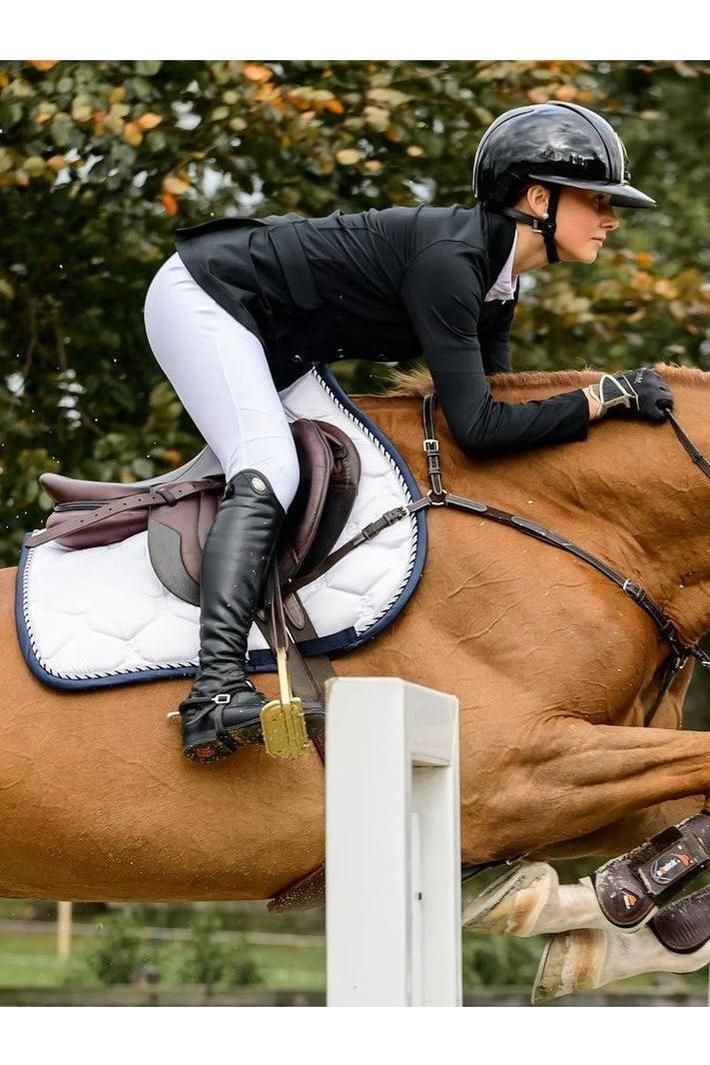 PS of Sweden 'White' Signature Jump Pad - Canterbury Saddlery