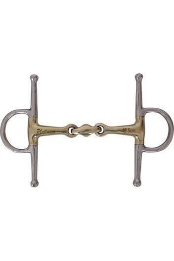 Platinum German Silver Full Cheek with Lozenge - Canterbury Saddlery