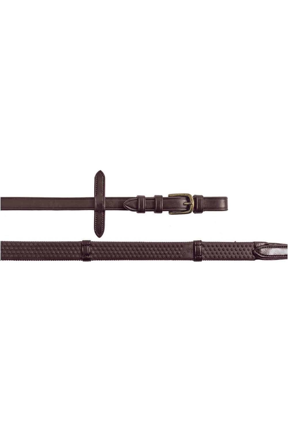 Rubber Grip Reins with Notches - Canterbury Saddlery