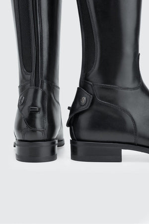 Secchiari 201W Tall Boots, Top Trim & No Laces - Black Footwear 