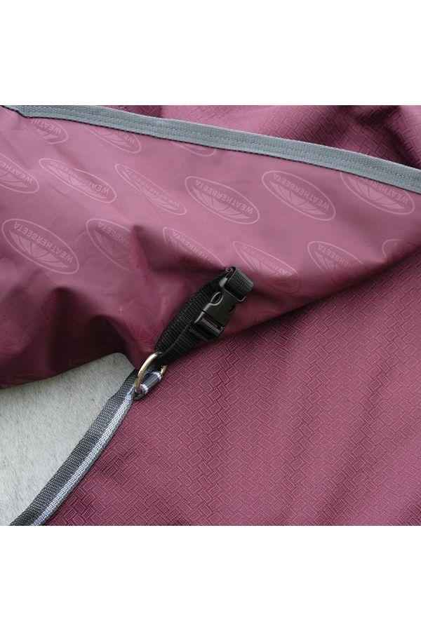 Weatherbeeta Comfitec Plus Dynamic II Neck Rug Medium/Lite - Maroon/Grey/White - Canterbury Saddlery