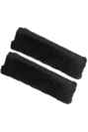 Zilco Fleece Cheek Covers Black - Canterbury Saddlery