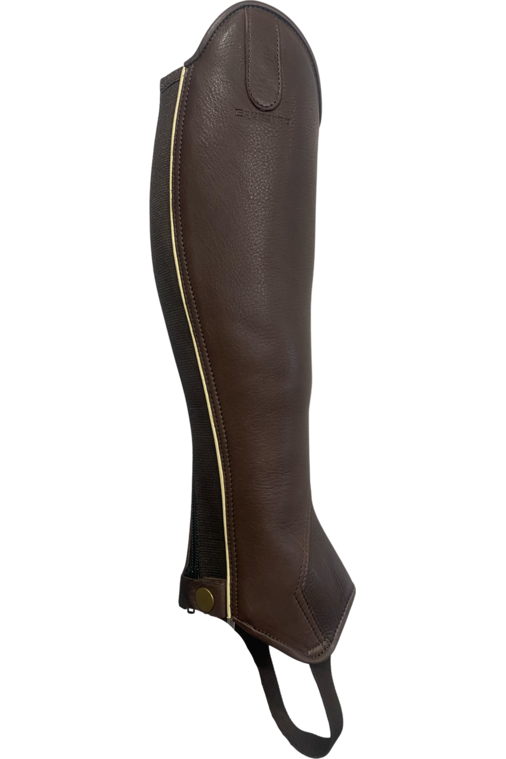 Equestro Leather Half Chaps 'Exeter' Style - Canterbury Saddlery