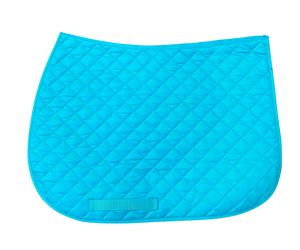 Quilted cotton saddle pad - Full size